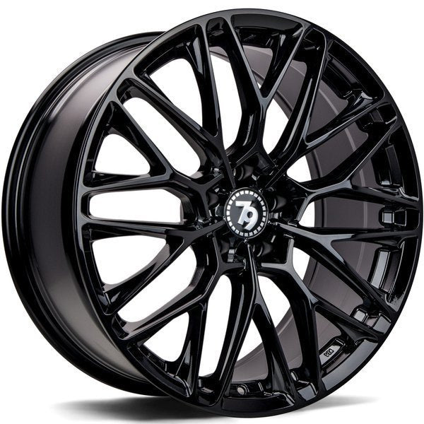Alu kola seventy9 SV-P 8.5x19 5x120 ET30 72.6 Black Glossy | Wheelsup.cz