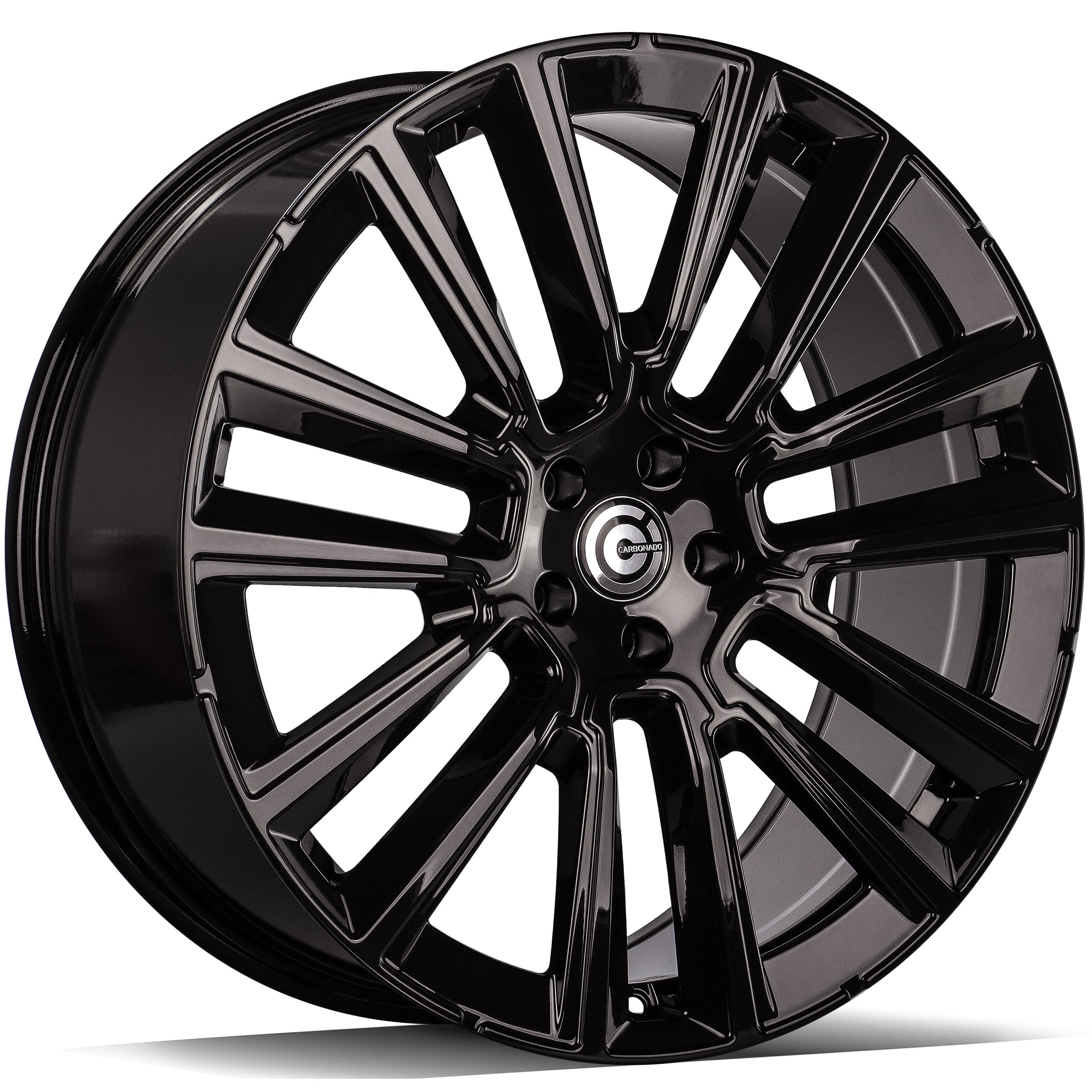 Alu kola Carbonado Knockout 9x20 5x108 ET38 67.1 Black Glossy