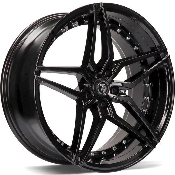 Alu kola seventy9 SV-AR 9x20 5x112 ET25 66.5 Black Glossy | Wheelsup.cz