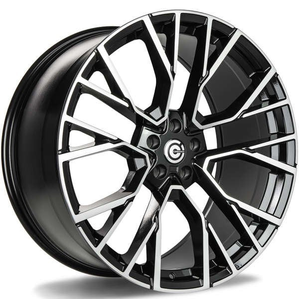 Alu kola Carbonado Anomaly 9x20 5x112 ET30 66.5 Black Front Polished | Wheelsup.cz