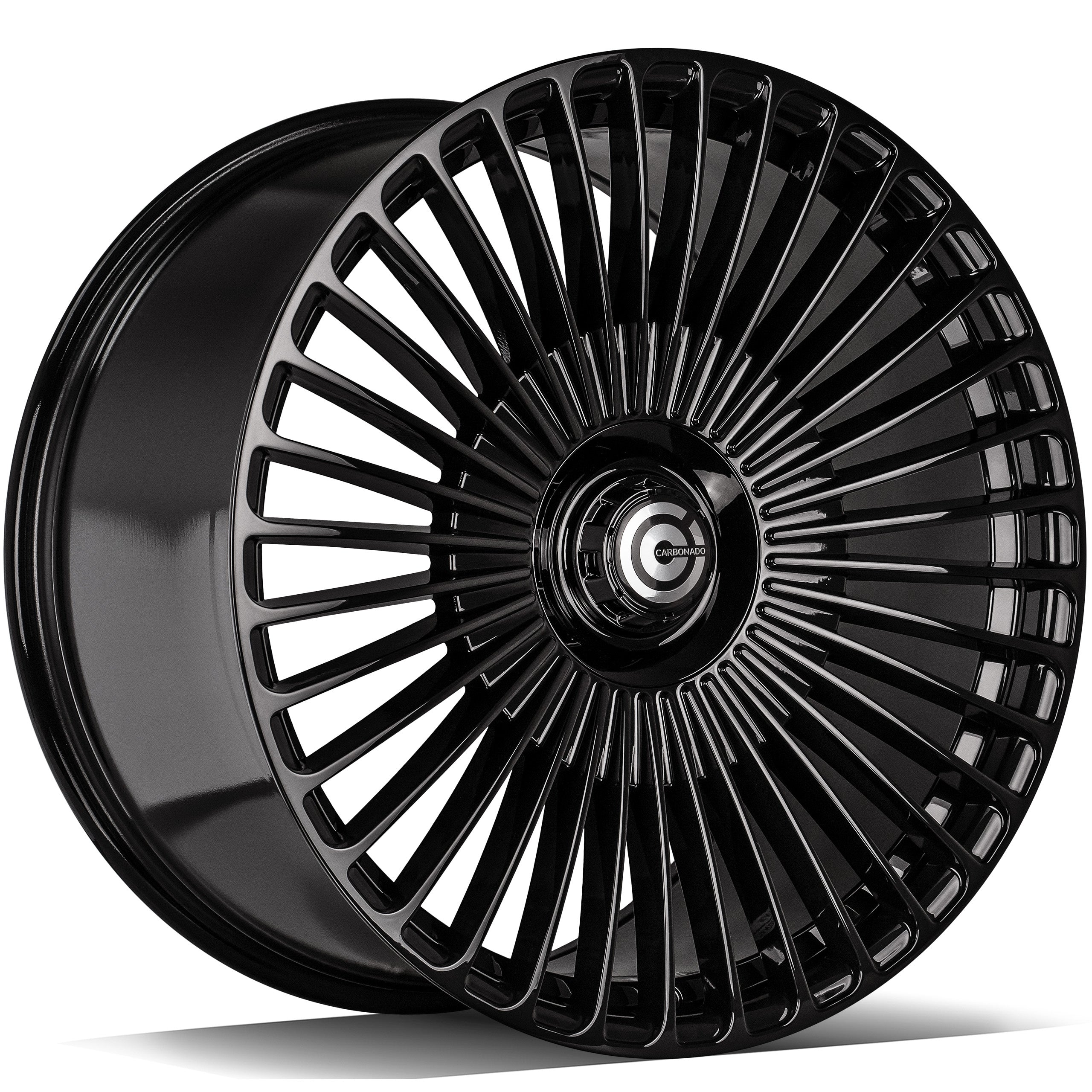 Alu kola Carbonado Hurricane 8.5x20 5x112 ET35 66.6 Black Glossy | Wheelsup.cz