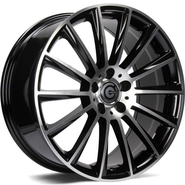 Alu kola Carbonado Performance 8.5x20 5x112 ET35 66.5 Black Front Polished | Wheelsup.cz