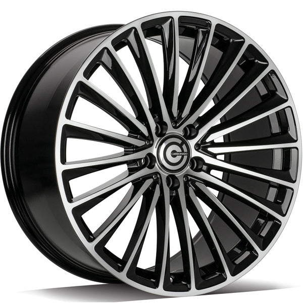 Alu kola Carbonado Prestige 9.5x20 5x112 ET45 66.5 Black Front Polished | Wheelsup.cz