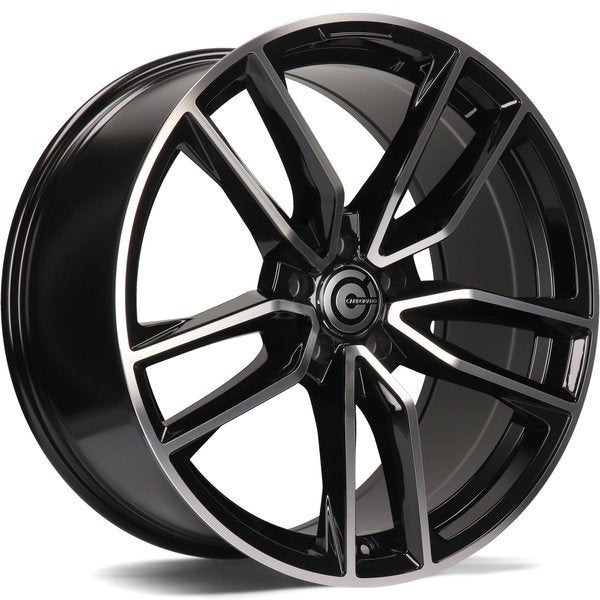Alu kola Carbonado Invention 11x21 5x112 ET49 66.5 Black Front Polished | Wheelsup.cz