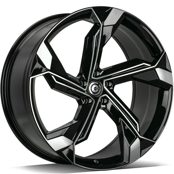 Alu kola Carbonado Superstar 9.5x21 5x112 ET25 66.5 Black Front Polished | Wheelsup.cz