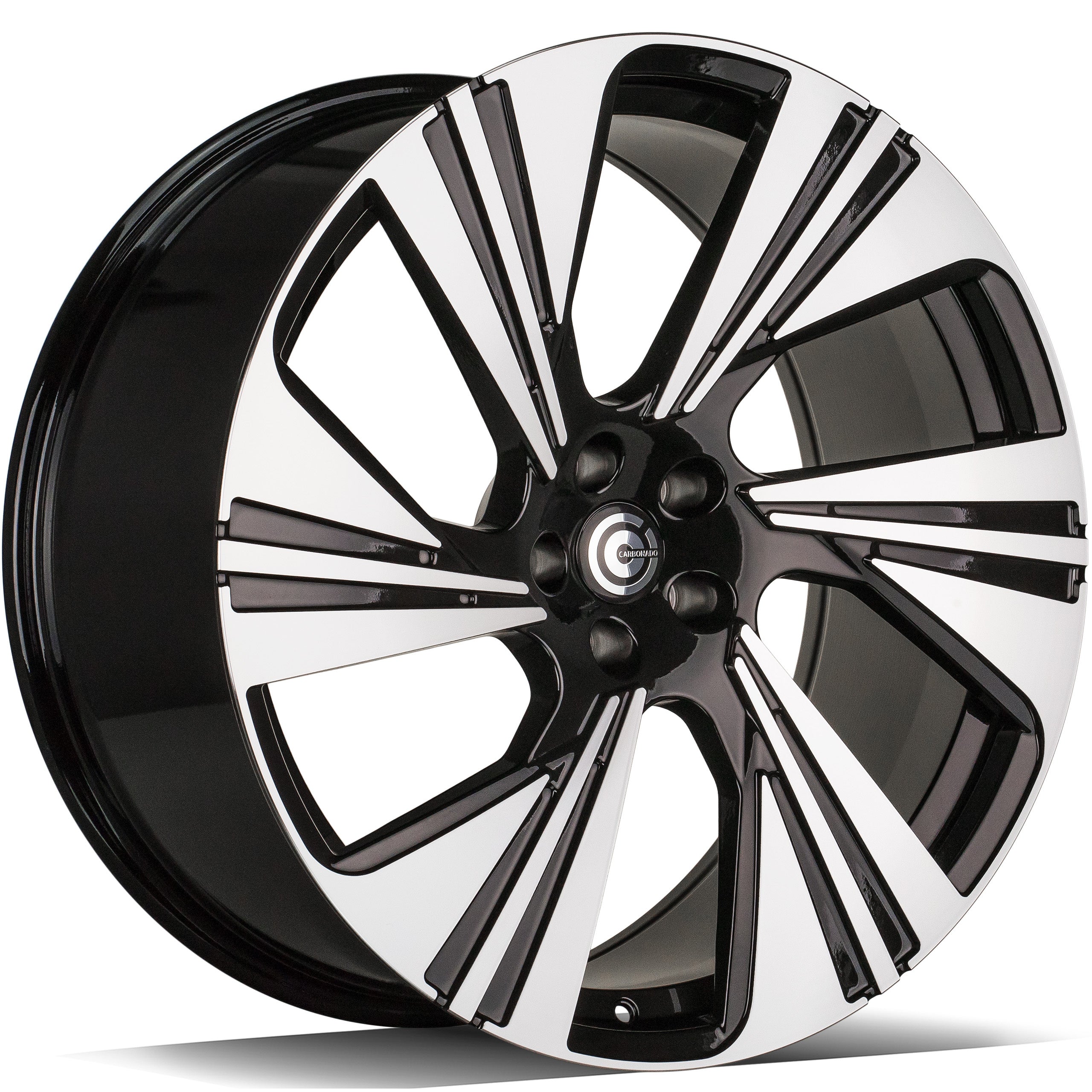 Alu kola Carbonado Imperial 10x22 5x112 ET20 66.45 Black Front Polished | Wheelsup.cz