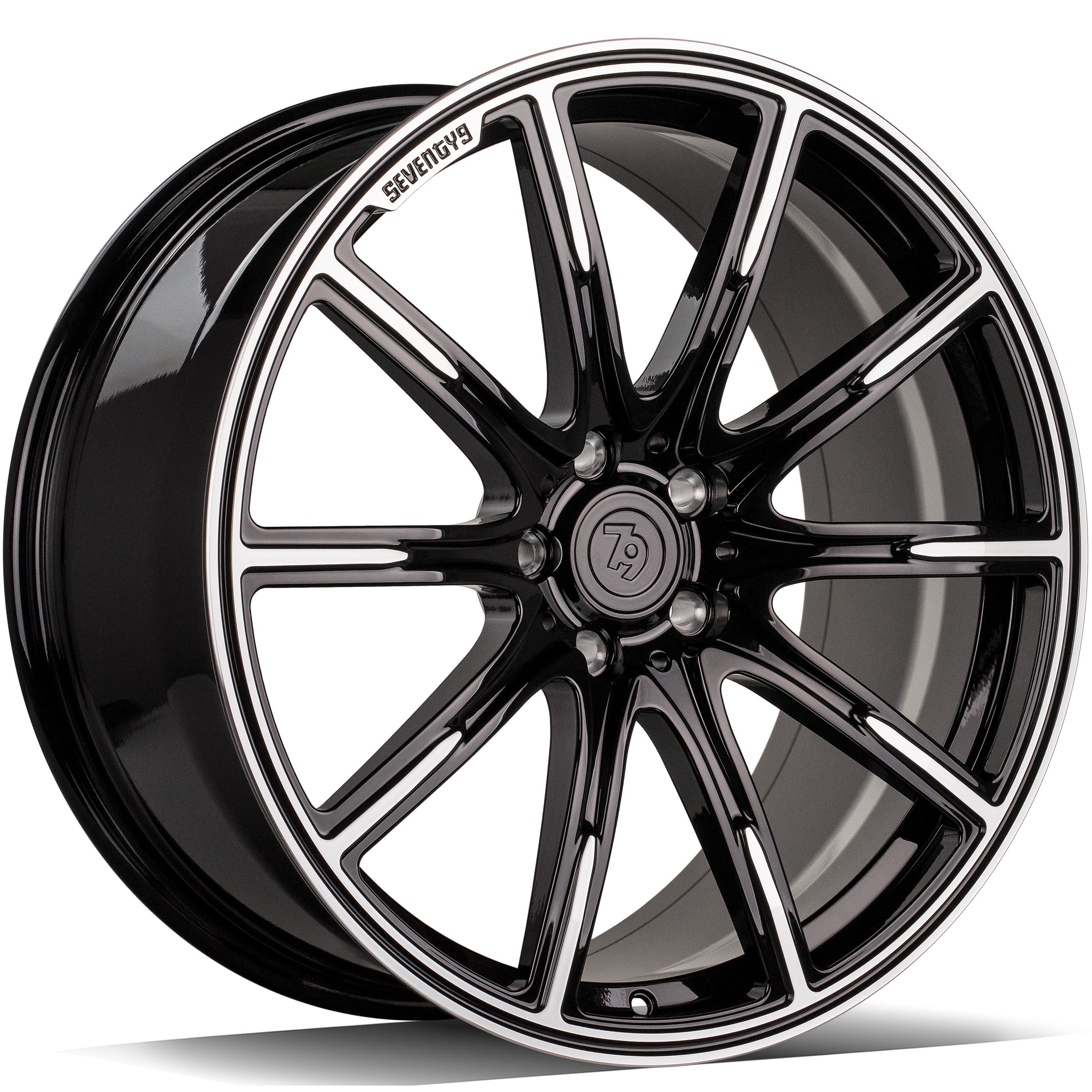 Alu kola seventy9 MF.11 8.5x20 5x112 ET30 66.6 Black Front Polished | Wheelsup.cz