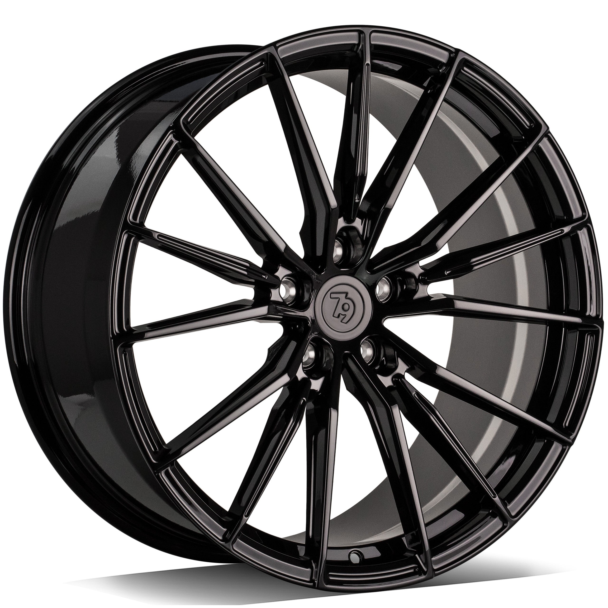 Alu kola seventy9 MF.9 9.5x21 5x112 ET30 66.6 Black Glossy