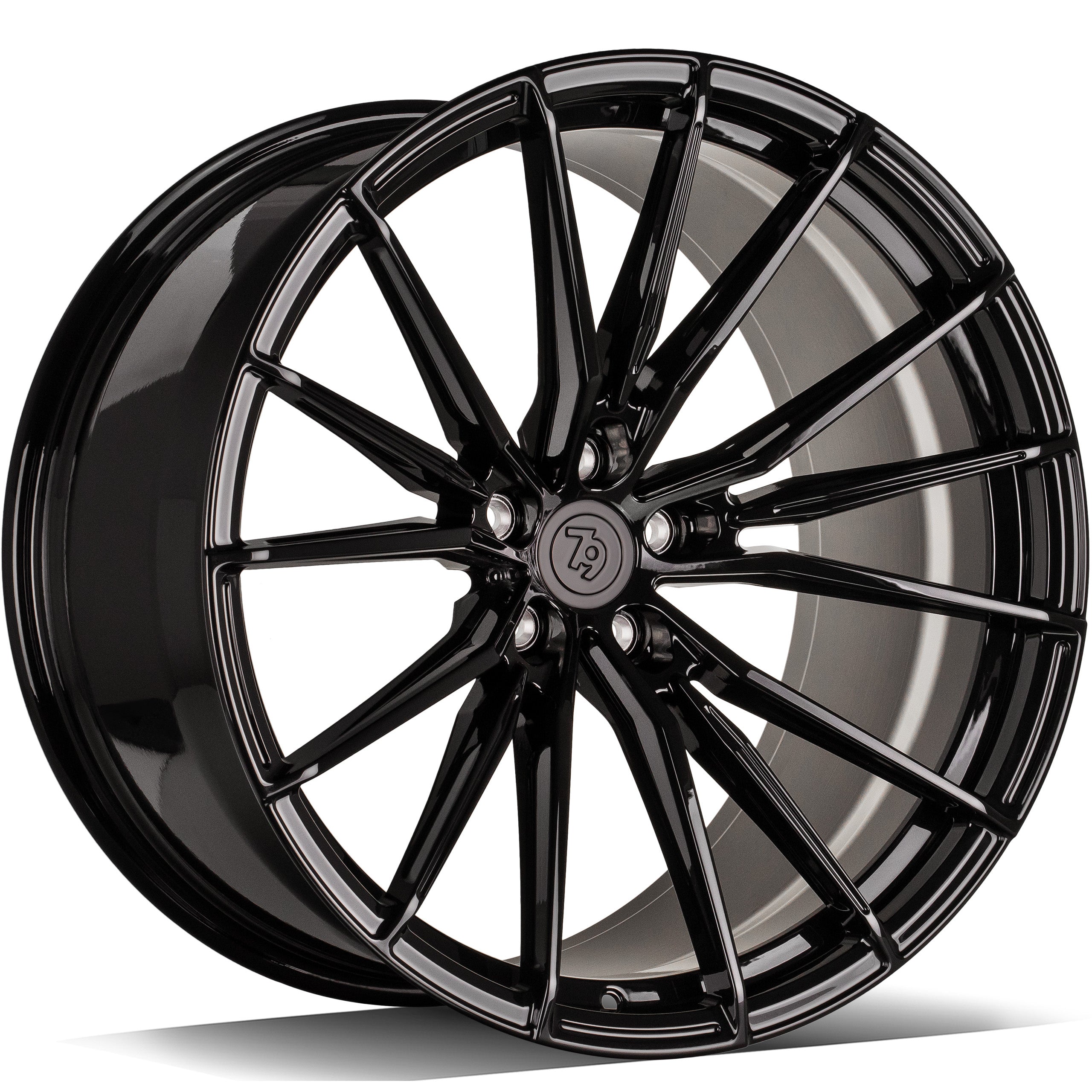 Alu kola seventy9 MF.9 10.5x21 5x112 ET40 66.6 Black Glossy