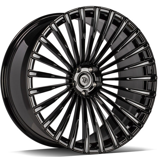 Alu kola seventy9 MF.1 10.5x22 5x112 ET14 66.5 Black Glossy | Wheelsup.cz