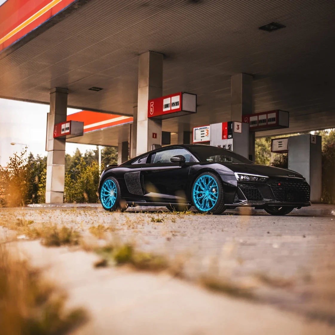 Ráfky na Audi R8 Concaver CVR1 Gloss Light Blue