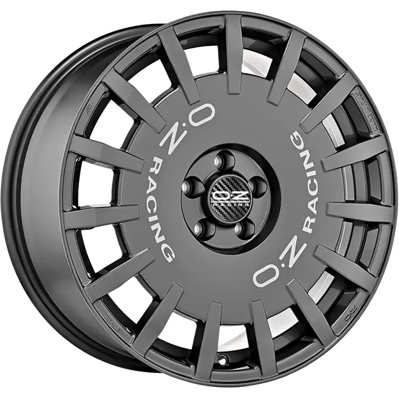 Alu kola OZ RALLY RACING 8x18 5x114.3 ET45 Dark Graphite Silver Lettering
