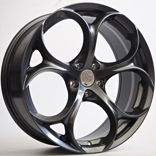 Alu kola Racing Line Rolo 8,5x20 5x110 ET31 65,1 Gun Metal
