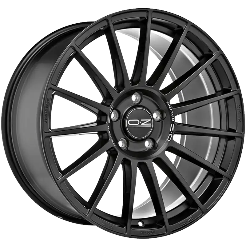 Alu kola OZ SUPERTURISMO DAKAR 9x22 5x112 ET35 Matt Black Silver Lettering