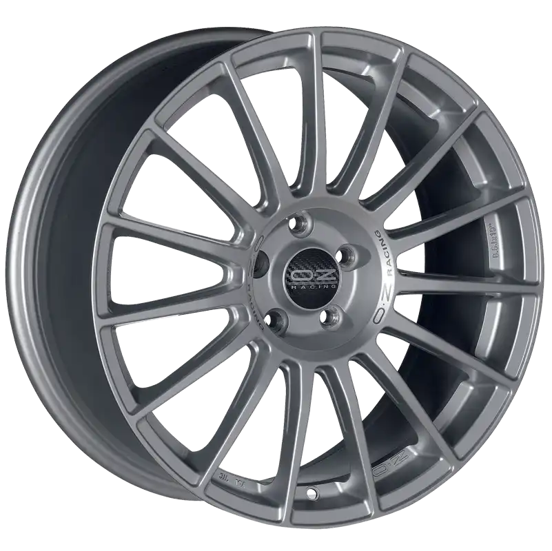 Alu kola OZ SUPERTURISMO LM 8.5x19 5x112 ET38 Matt Race Silver Black Lettering