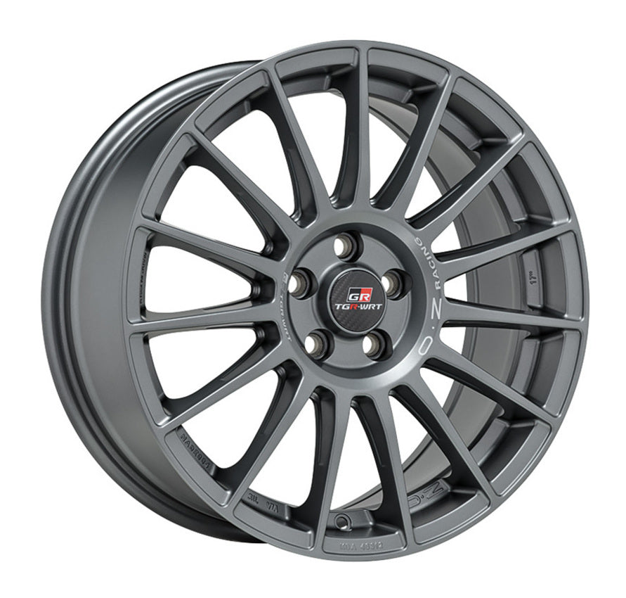 Alu kola OZ SUPERTURISMO TGR-WRT 8x18 5x100 ET45 Matt Graphite + Silver Lettering | Wheelsup.cz