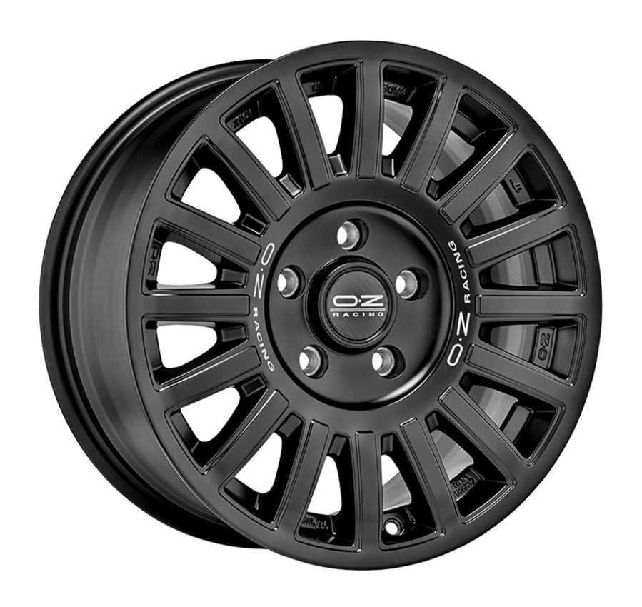 Alu kola OZ RALLY RAID 8x17 6x120 ET35 Matt Black Silver Lettering
