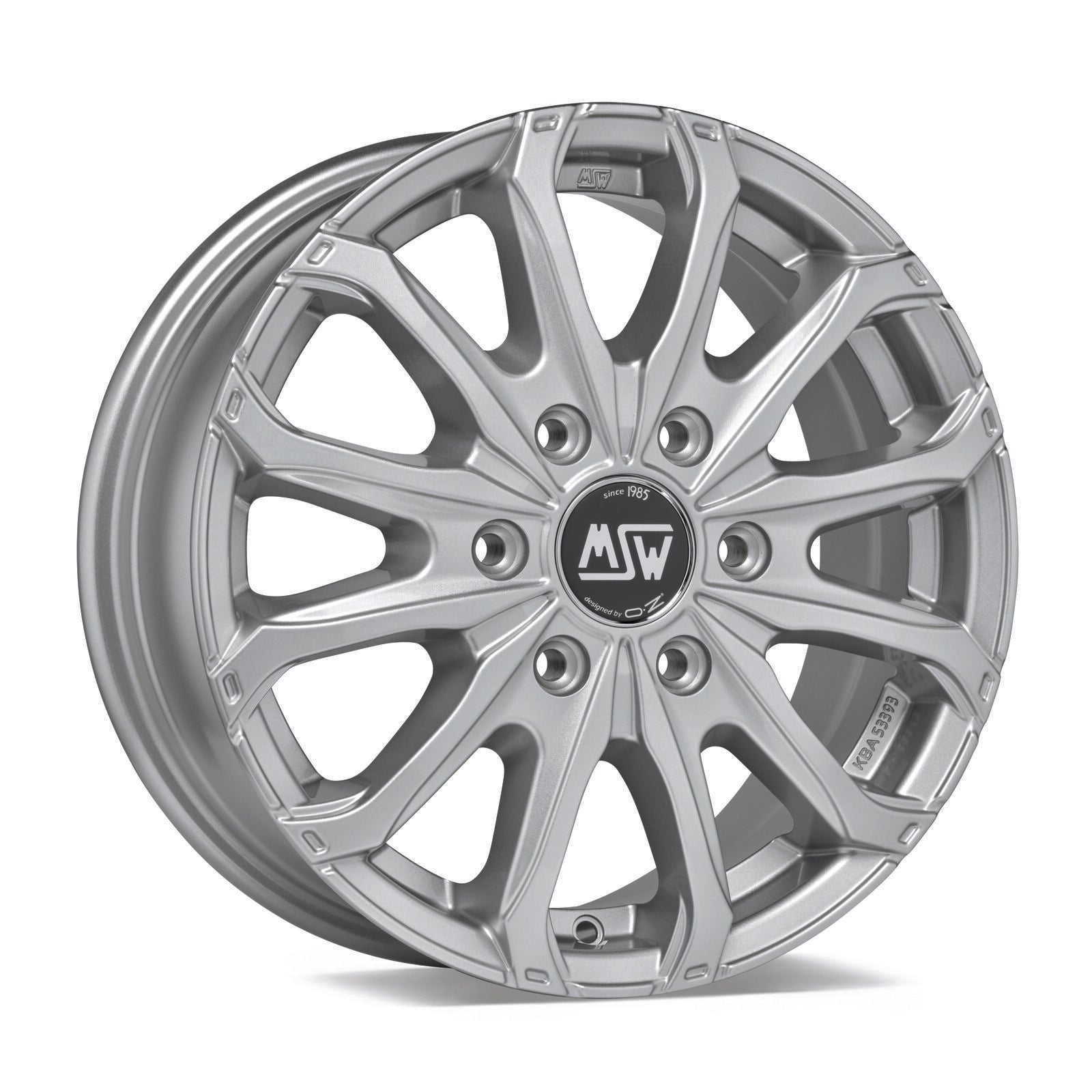 Alu kola MSW 48 VAN 6 HOLES 6.5x16 6x120 ET50 Full Silver | Wheelsup.cz