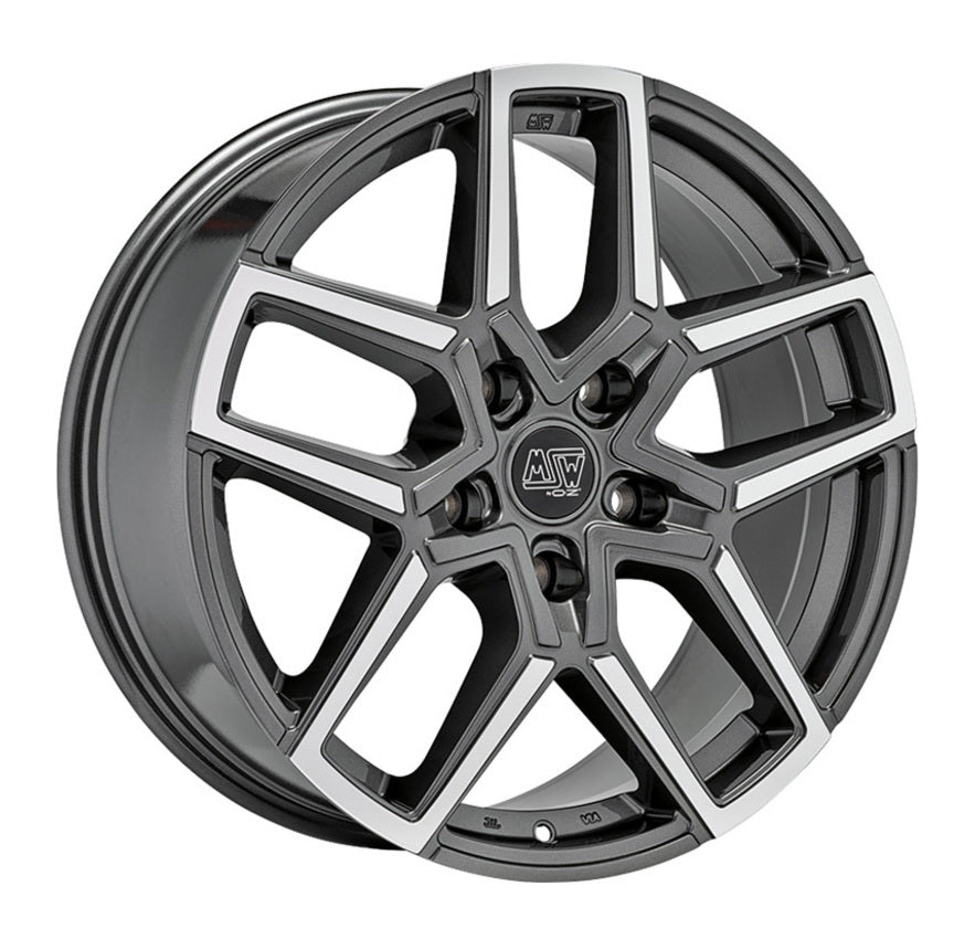 Alu kola MSW 52 8.5x20 5x112 ET30 Gloss Gun Metal Full Polished | Wheelsup.cz