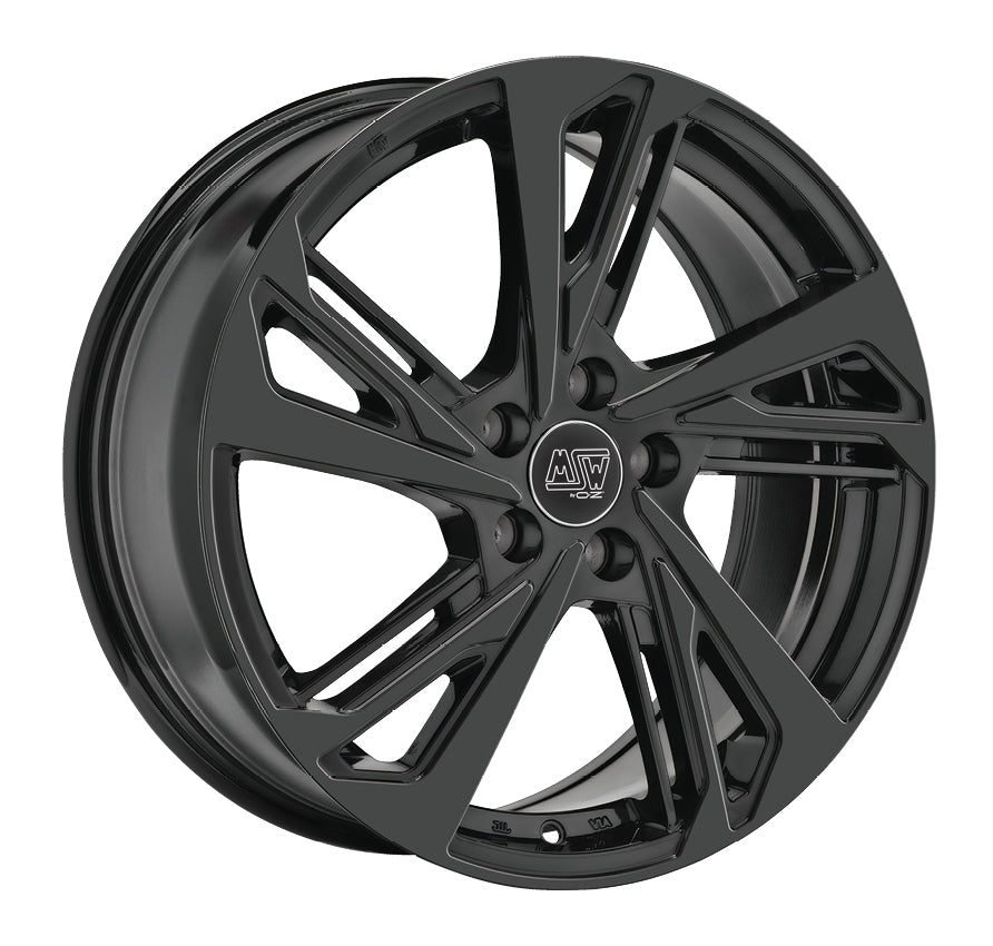 Alu kola MSW 60 7.5x18 5x112 ET46 Gloss Black | Wheelsup.cz