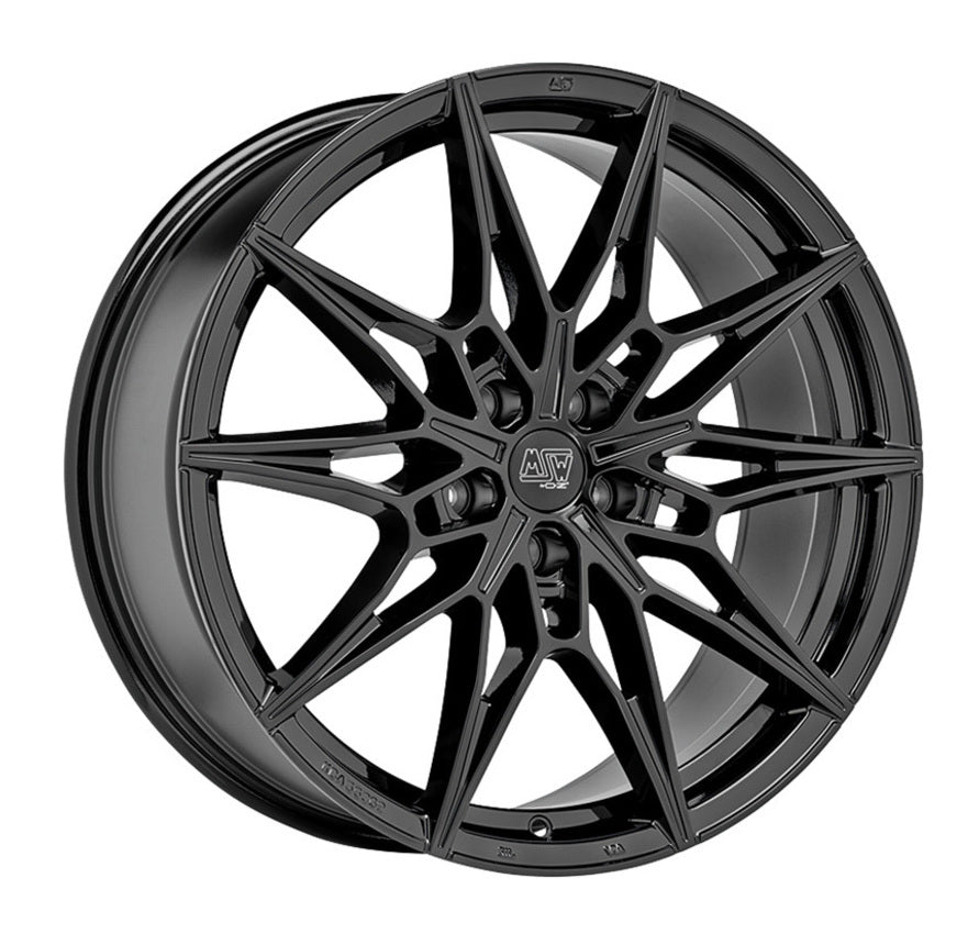 Alu kola MSW 75 8x19 5x112 ET49 Gloss Black | Wheelsup.cz