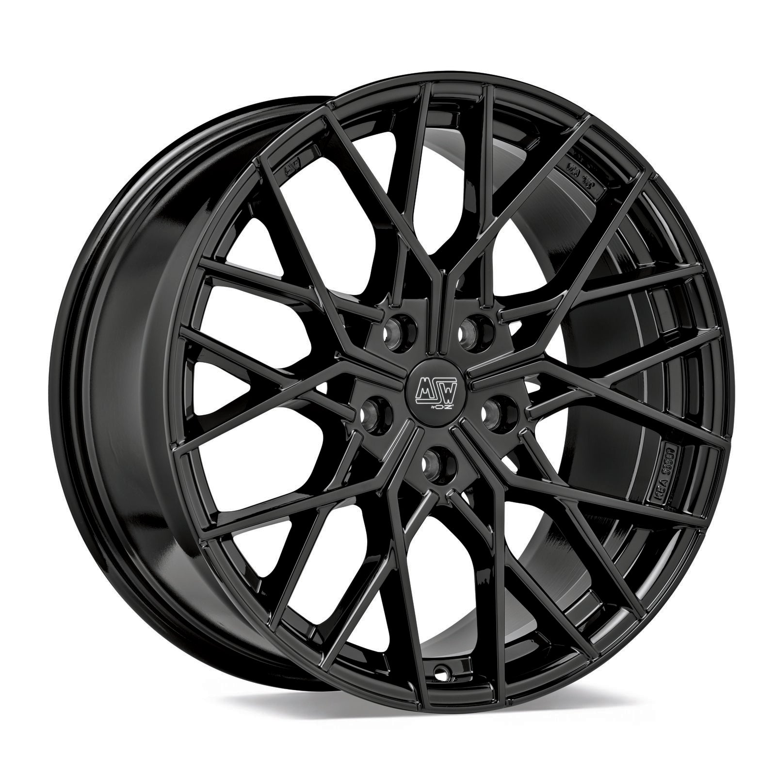 Alu kola MSW 74 10x19 5x112 ET46 Gloss Black | Wheelsup.cz