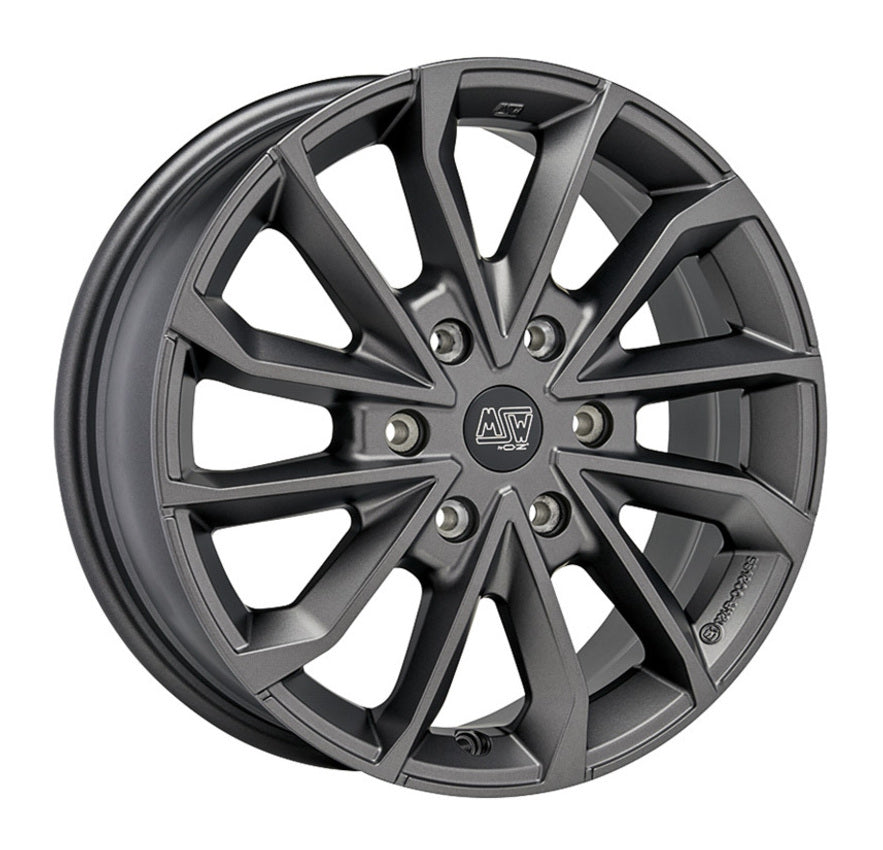 Alu kola MSW 42 VAN 6.5x17 6x120 ET50 Matt Dark Grey | Wheelsup.cz
