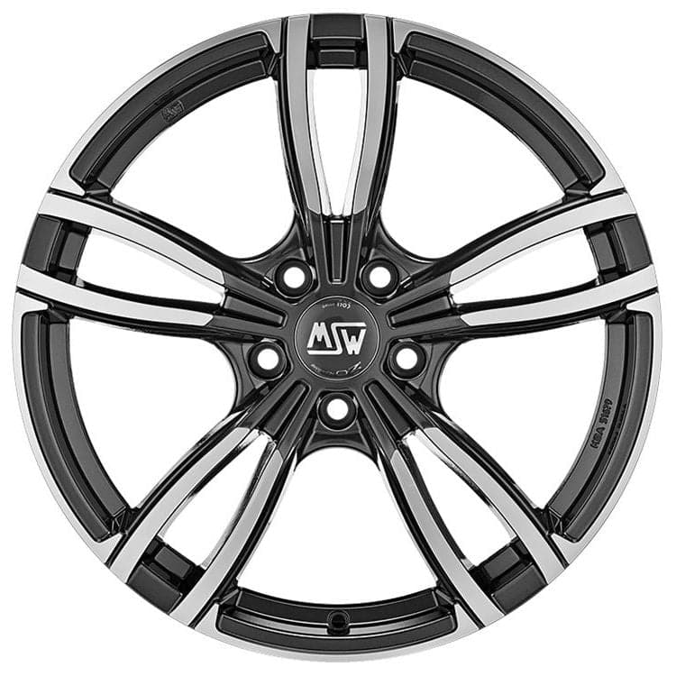 Alu kola MSW 73 7,5x17 5x120 ET43 72,6 šedá WheelsUp