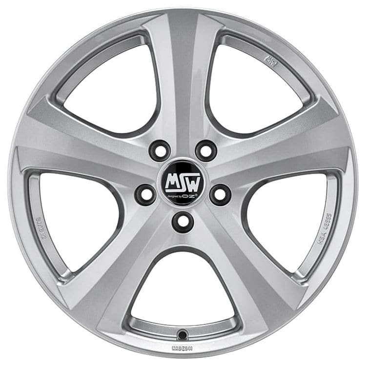 Alu kola MSW 19 VAN 6,5x16 5x112 ET50 66,6 stříbrná WheelsUp