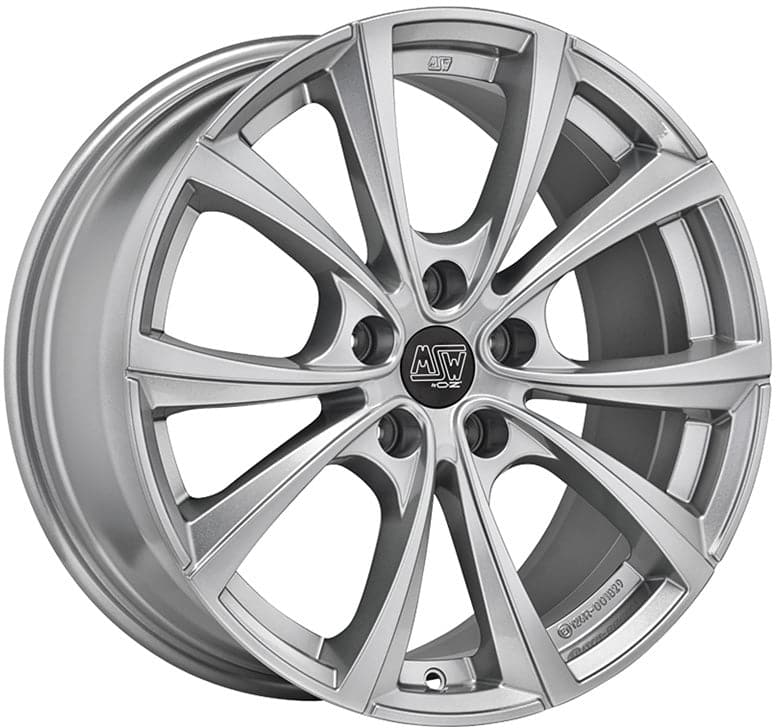 Alu kola MSW 27T 8,5x18 5x114,3 ET40 64,12 stříbrná WheelsUp