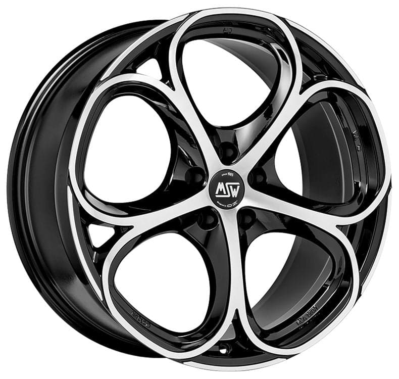 Alu kola MSW 82 9x18 5x110 ET34 65,1 černá WheelsUp