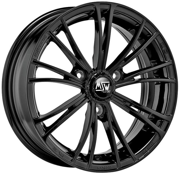 Alu kola MSW X2 MSW 6,5x15 3x112 ET30 57,1 černá WheelsUp