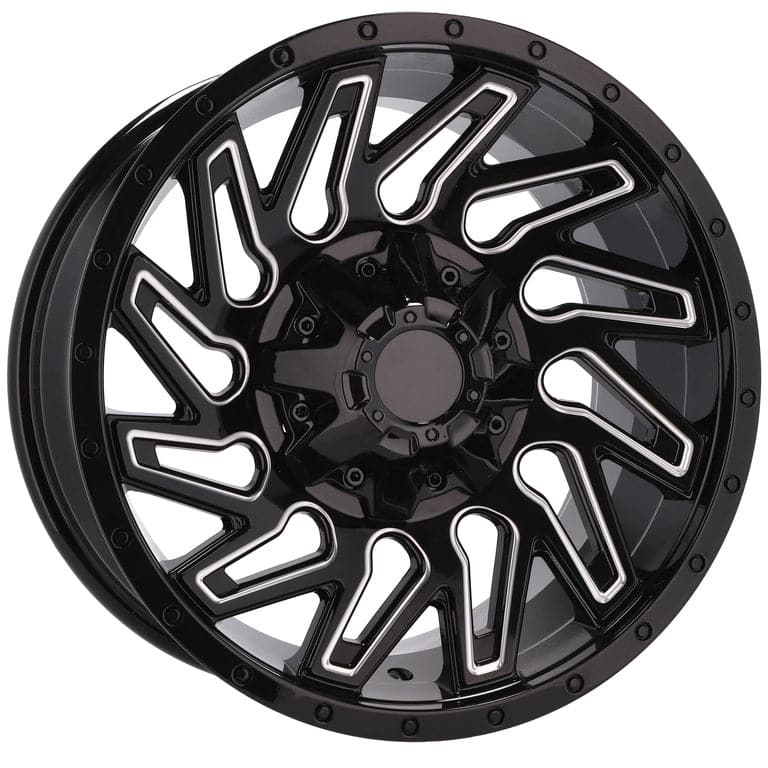 Alu kola Racing Line Q1283 9x17 6x139.7 ET-10 černá, Offroad WheelsUp