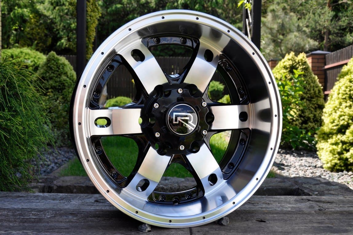 Alu kola Racing Line BK749 8x16 6x139.7 ET-10 černá, Offroad WheelsUp