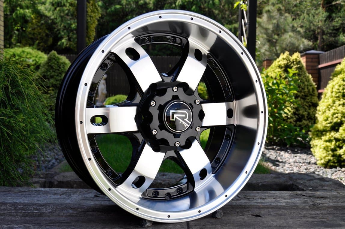 Alu kola Racing Line BK749 8x16 6x139.7 ET-10 černá, Offroad WheelsUp