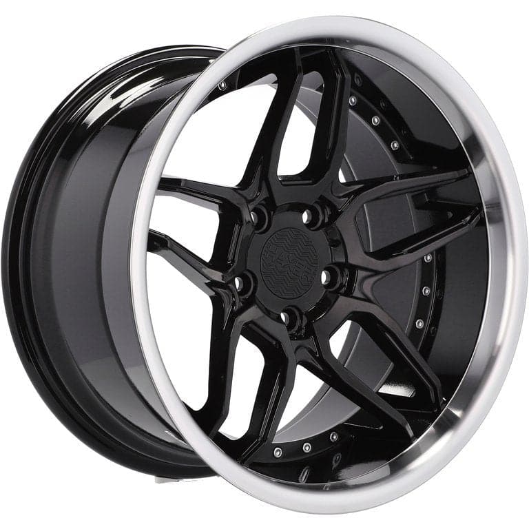 Alu kola pro BMW BK848 9.5x19 5x120 ET20 74.1 Silver & Polished Lip