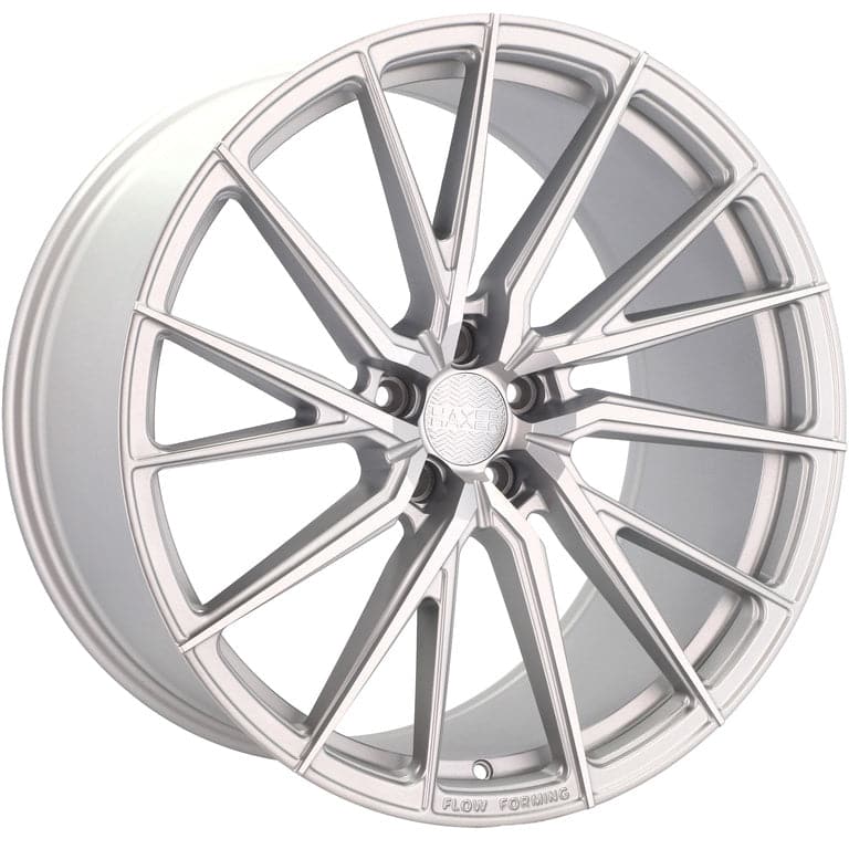 Alu kola HAXER HX06F 8.5x20 5x112 ET35 66.6 Polished Silver Half Matt