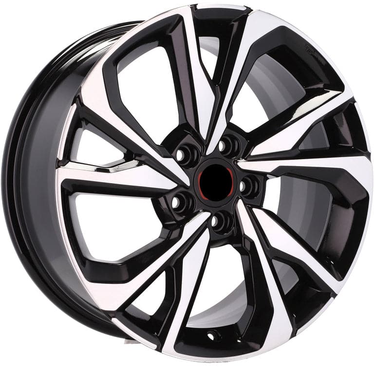 Alu kola Racing Line A5563 7x17 5x114.3 ET45 černá, Honda WheelsUp