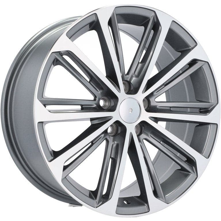 Alu kola pro Mercedes BK632 9x17 5x112 ET30 66.6 Silver & Polished Lip