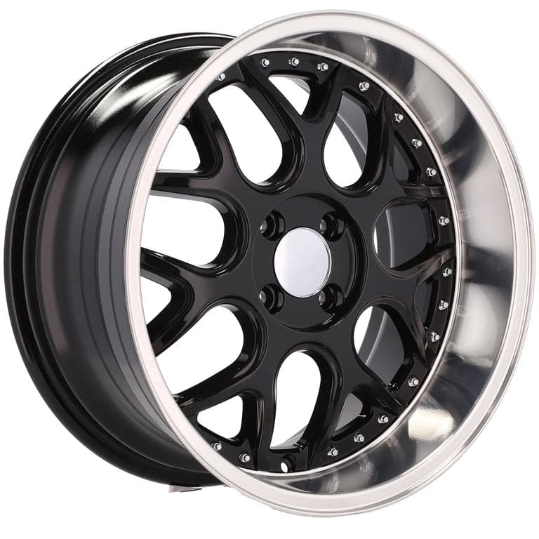 Alu kola pro Smart FR762 8.5x17 3x112 ET20 57.1 Black & Polished Lip
