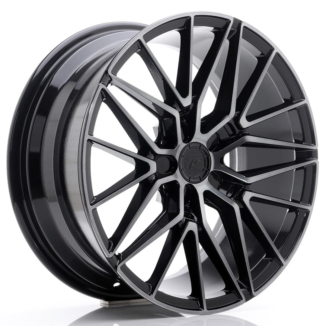 Alu kola Japan Racing JR38 18x8 ET20-45 5H BLANK Black Brushed w/Tinted Face WheelsUp