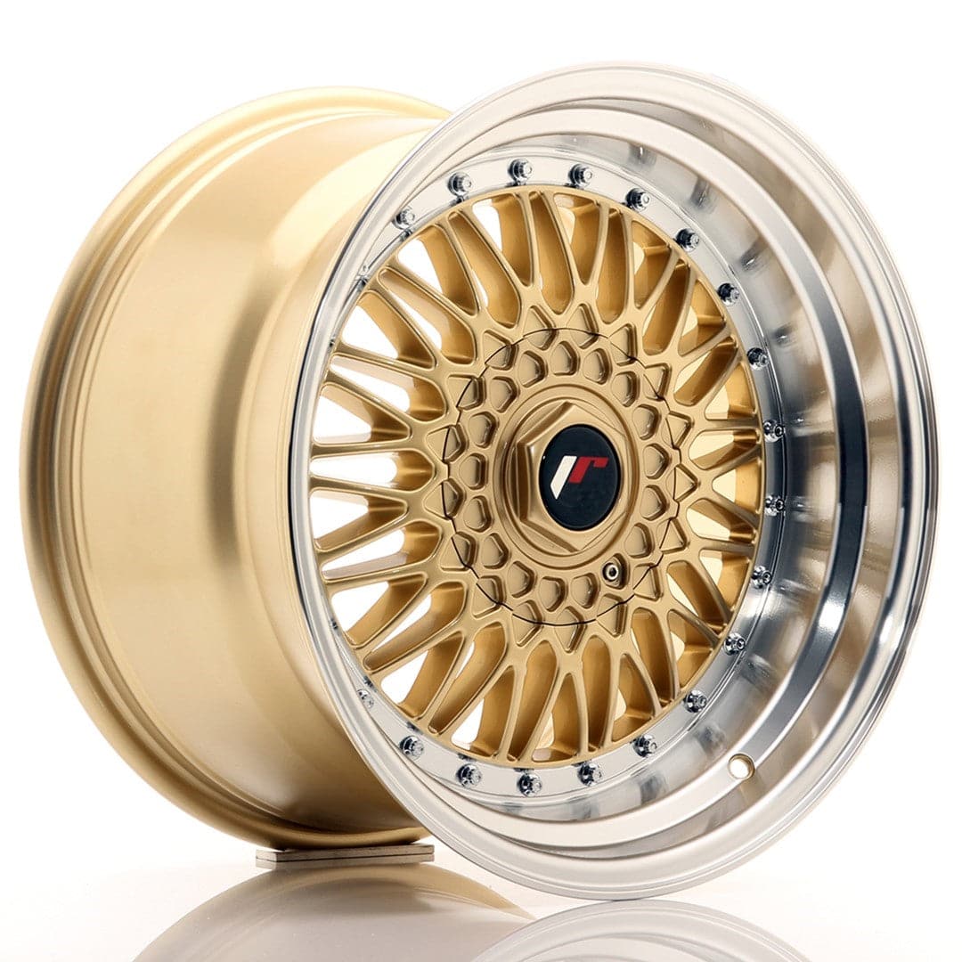 Alu kola Japan Racing JR9 17x10 ET20 5x112/120 Gold w/Machined Lip WheelsUp