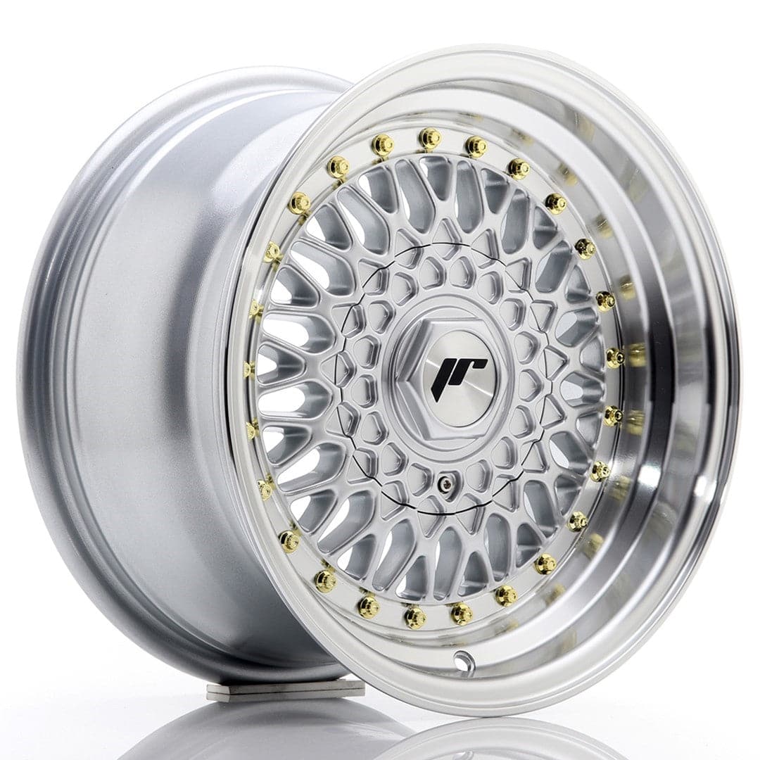 Alu kola Japan Racing JR9 15x8 ET20 4x100/108 Silver w/Machined Lip WheelsUp
