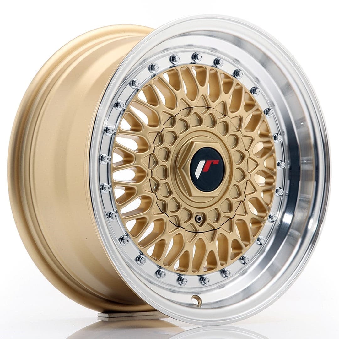 Alu kola Japan Racing JR9 15x7 ET20 4x100/108 Gold w/Machined Lip WheelsUp
