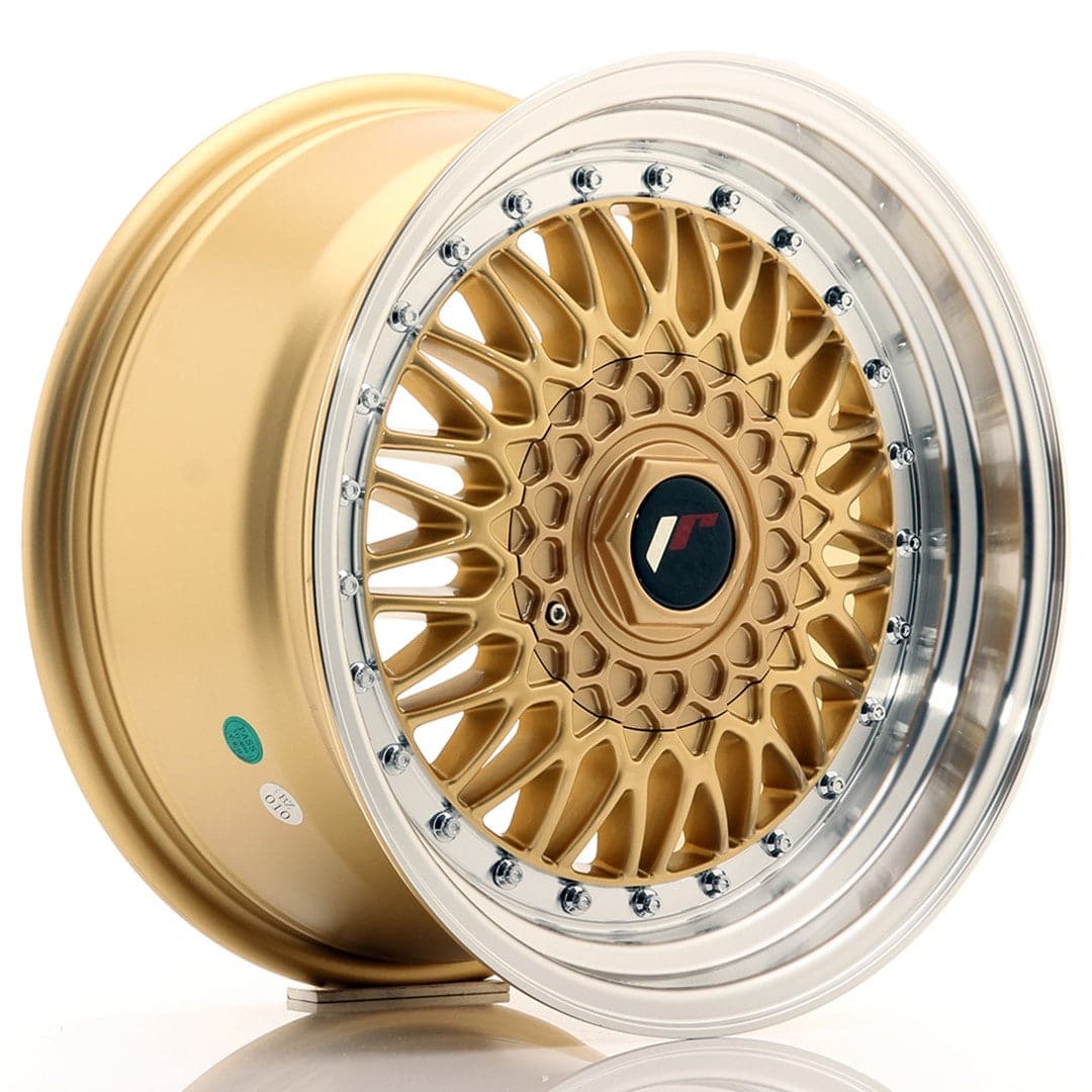 Alu kola Japan Racing JR9 16x8 ET25 4x100/108 Gold w/Machined Lip WheelsUp