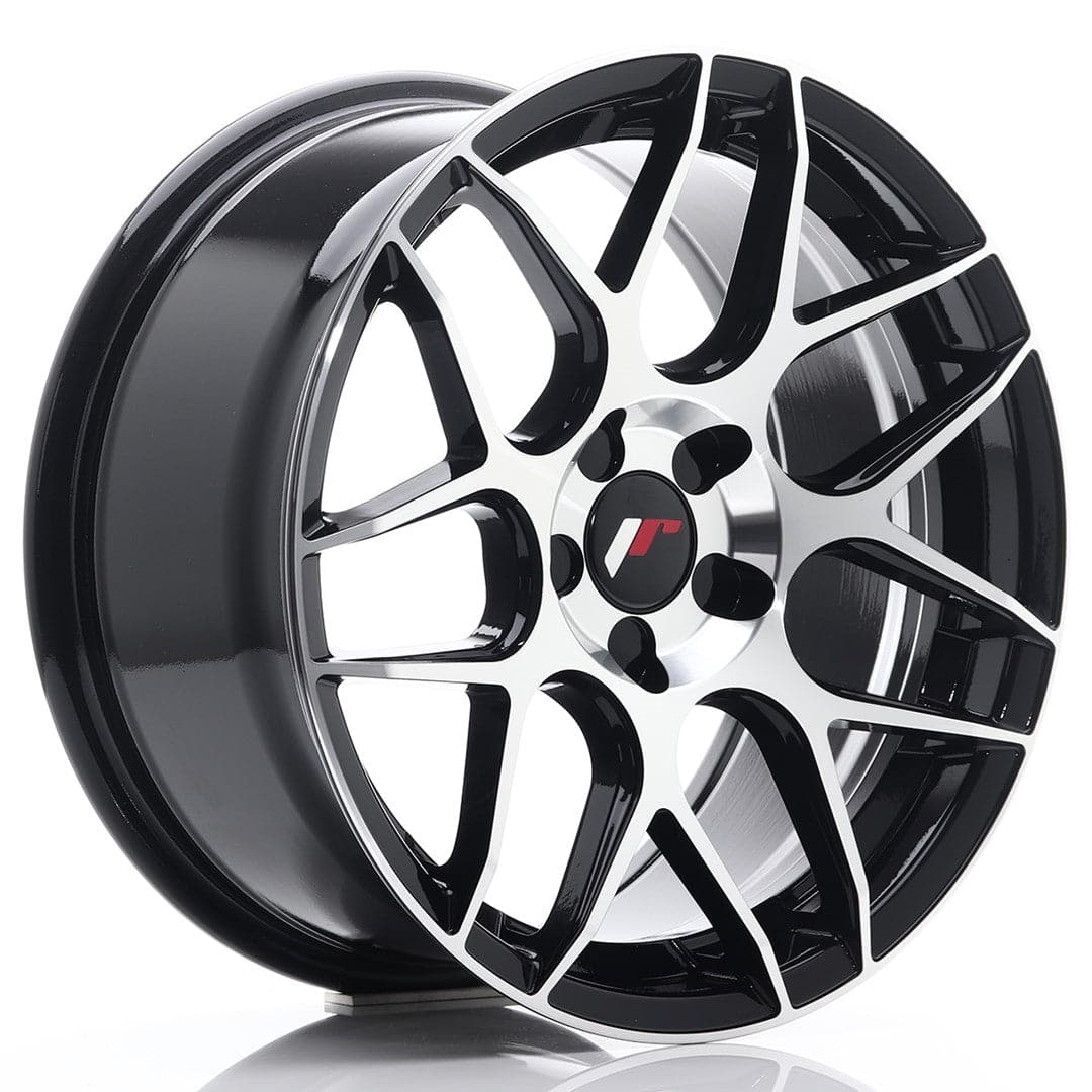 Alu kola Japan Racing JR18 17x8 ET35 5H BLANK Black Machined WheelsUp