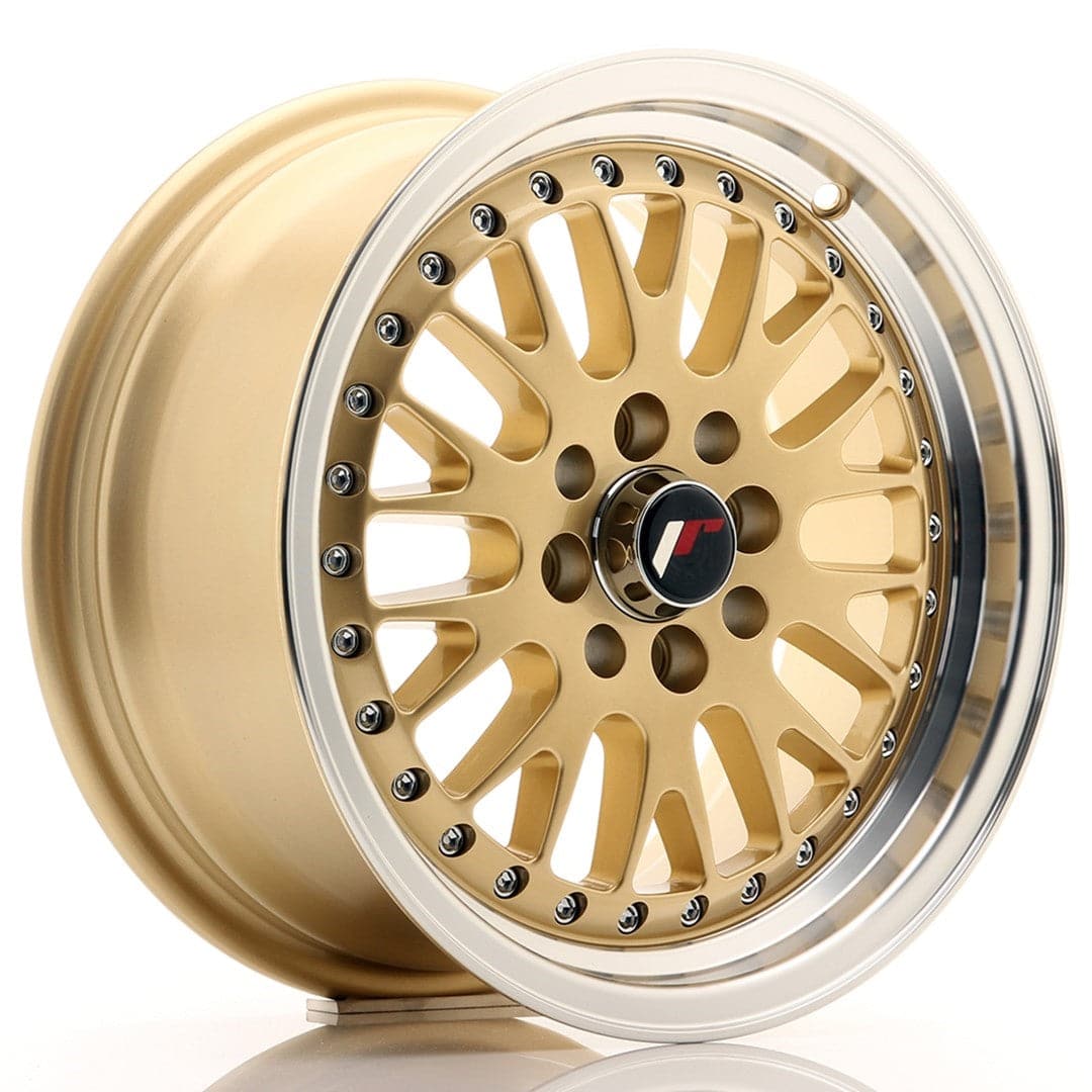 Alu kola Japan Racing JR10 15x7 ET30 4x100/108 Gold w/Machined Lip WheelsUp