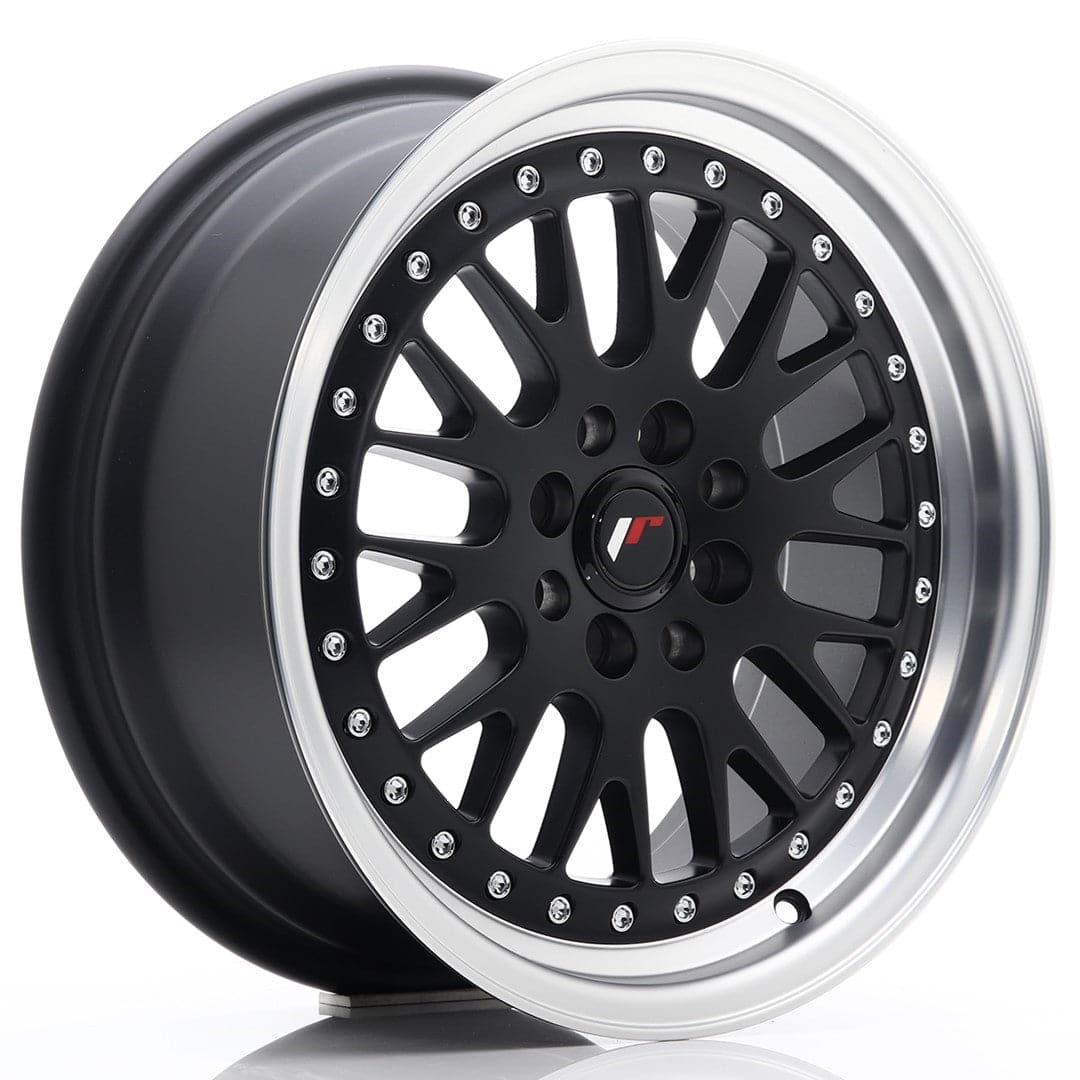 Alu kola Japan Racing JR10 16x7 ET30 4x100/108 Matt Black w/Machined Lip WheelsUp