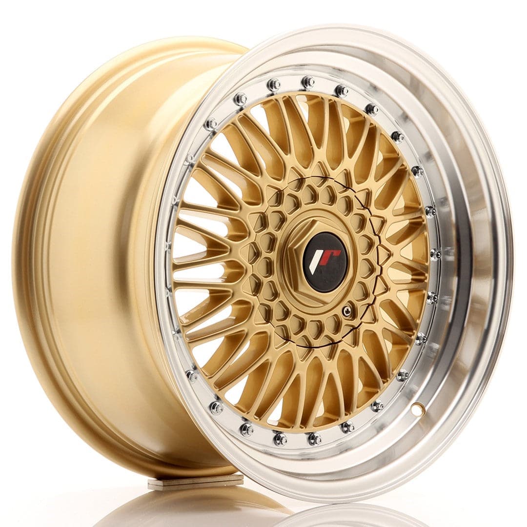 Alu kola Japan Racing JR9 17x8,5 ET20-35 BLANK Gold w/Machined Lip WheelsUp