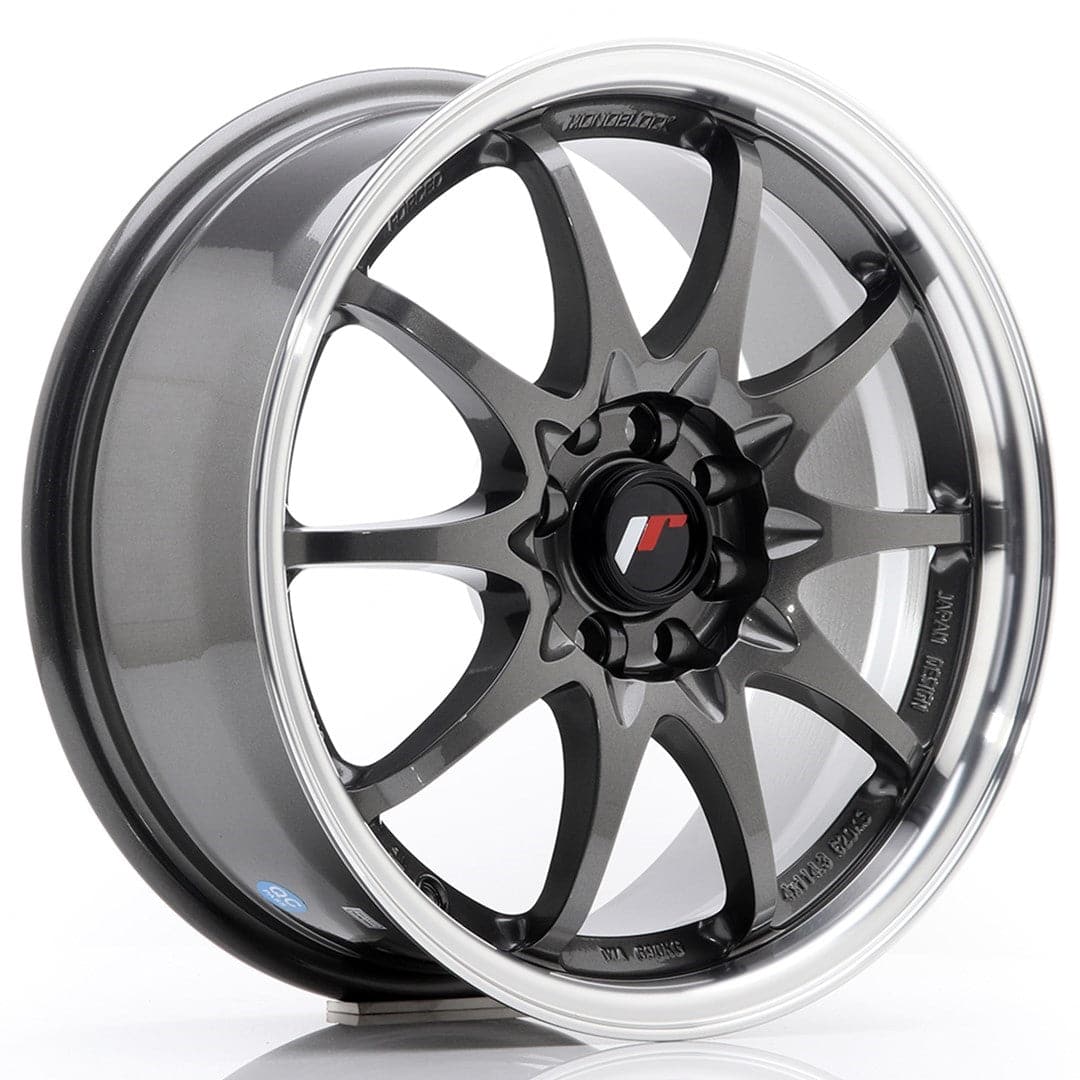 Alu kola Japan Racing JR5 16x7 ET30 4x100/108 Gun Metal w/Machined Lip WheelsUp